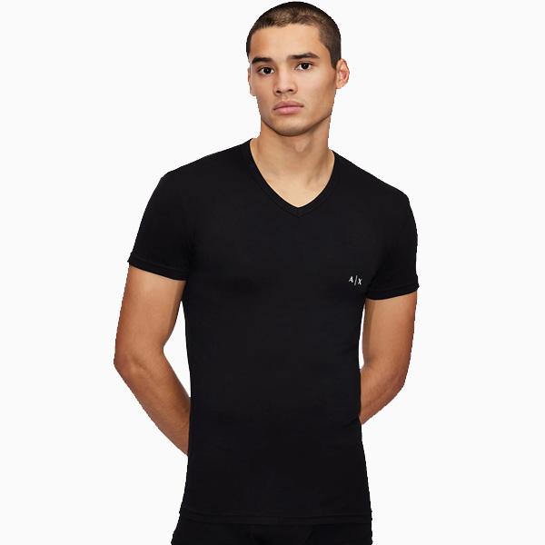 Armani_Exchange_Underwear__V_hals_T_shirt_Zwart_1