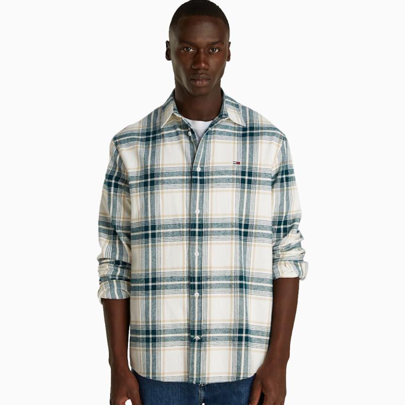 Flannel_Shirt_Ruitmotief_Ecru___Petrol_1