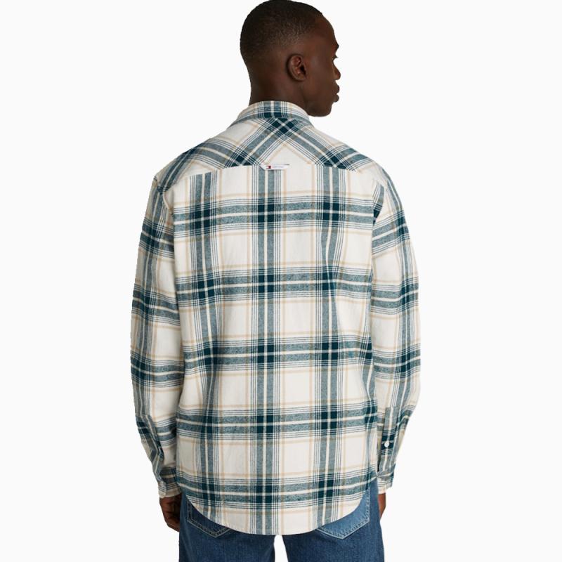 Flannel_Shirt_Ruitmotief_Ecru___Petrol_2