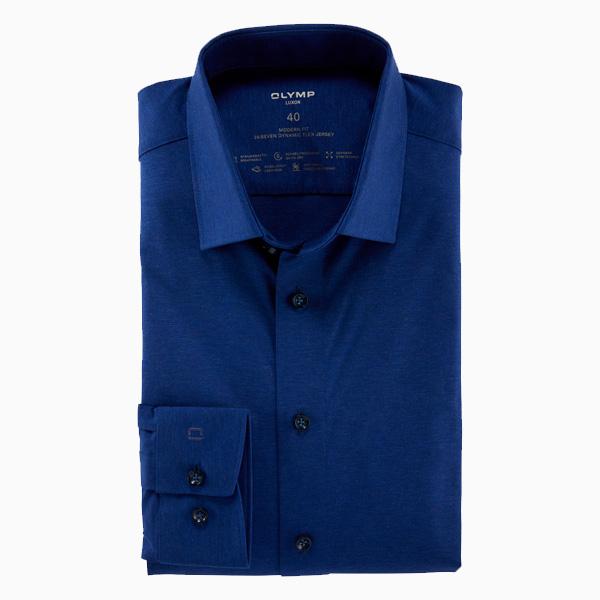 Overhemd_24_Seven_Modern_Fit_Inktblauw