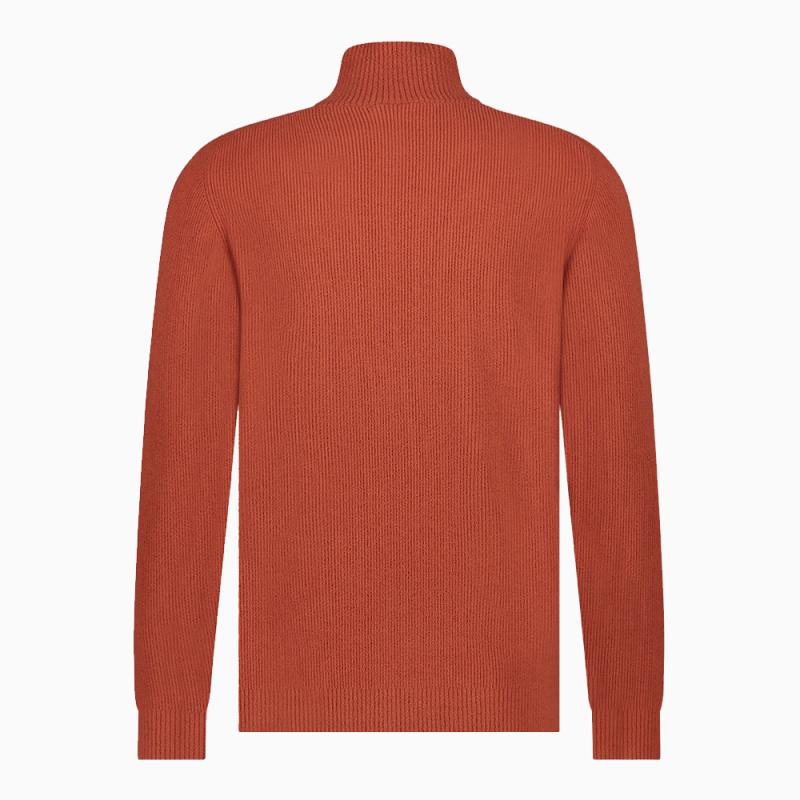 Pullover_Donkerrood_1