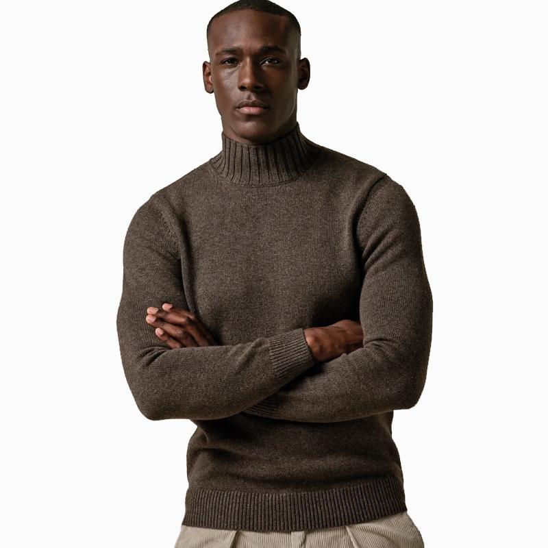 Turtleneck_Trui_Donkerbruin_1